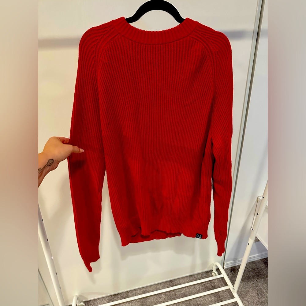 Unisex vintage style long line knitted sweater in size XL by Sporting Life